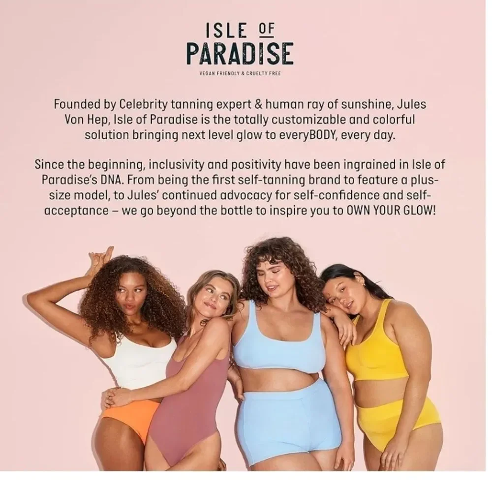 Isle of Paradise Vegan Self Tan Applicator Sunless Tanning Mitt